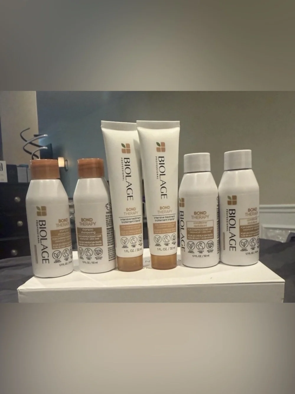 Biolage Intensive Therapy Shampoo, Conditioner, Bond Therapy 6-Set Overprocessed